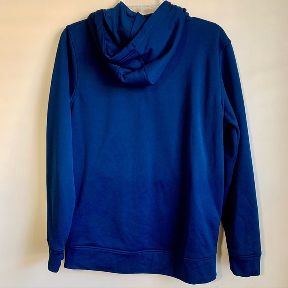 Women's Under Armour Fleece® Big Logo navy blue Hoodie size small EUC - Picture 9 of 10